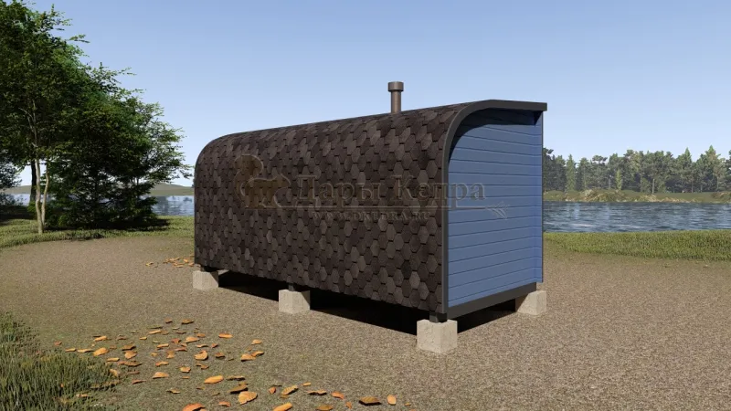 Баня «Парус» из кедра 5х2,2 метра